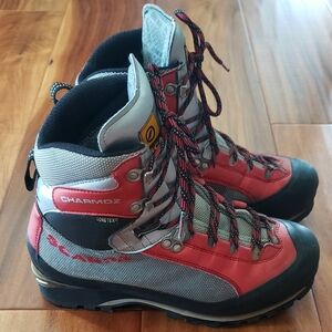 Scarpa Charmoz Red and Gray Mountaineering Boots